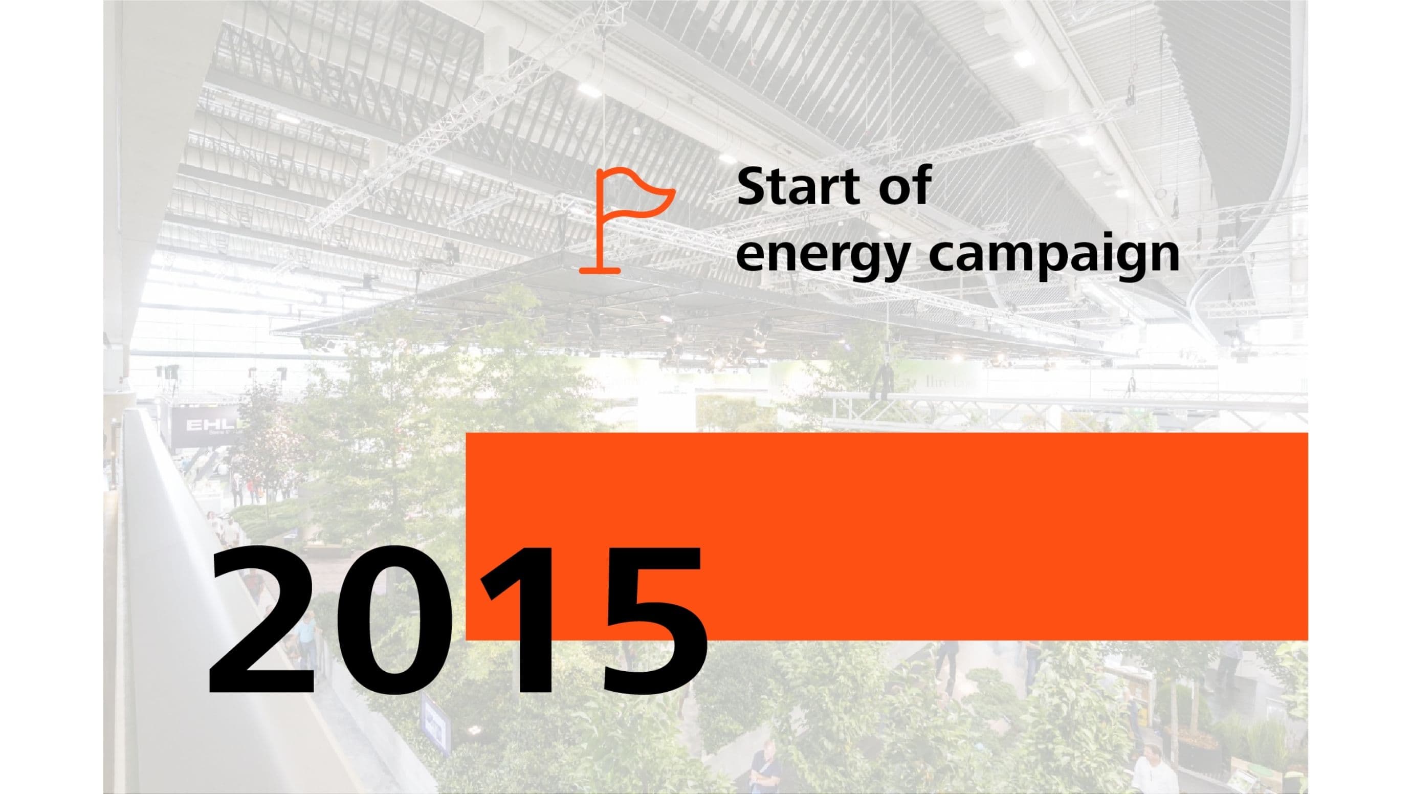 Sustainability successes 2015: Start of energy campaign