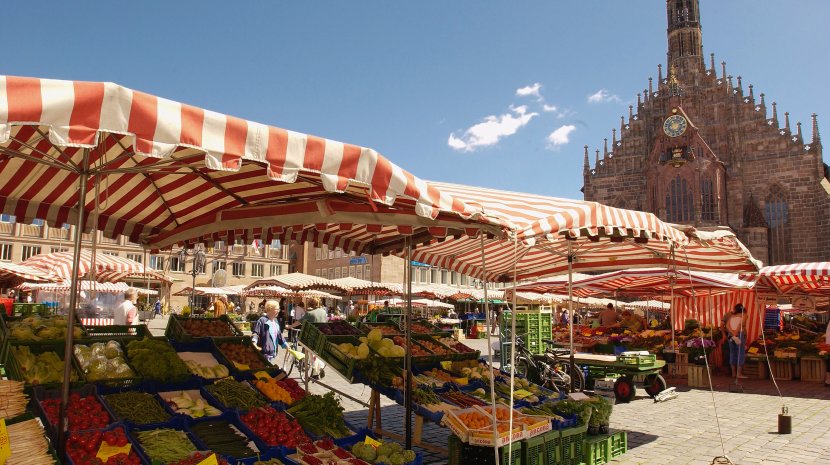 Hauptmarkt in Nürnberg Hauptmarkt in Nürnberg