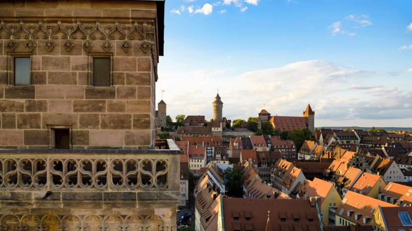 View on the Nuremberg Castle