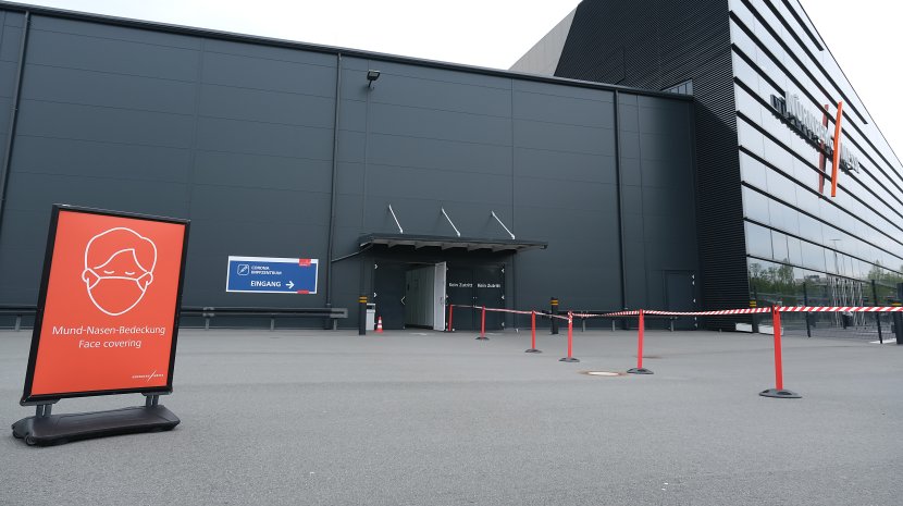 Vaccination Centre at the Exhibition Centre Nuremberg