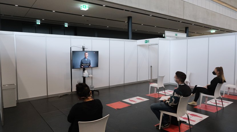 Impfzentrum im Messezentrum Nürnberg Impfzentrum im Messezentrum Nürnberg