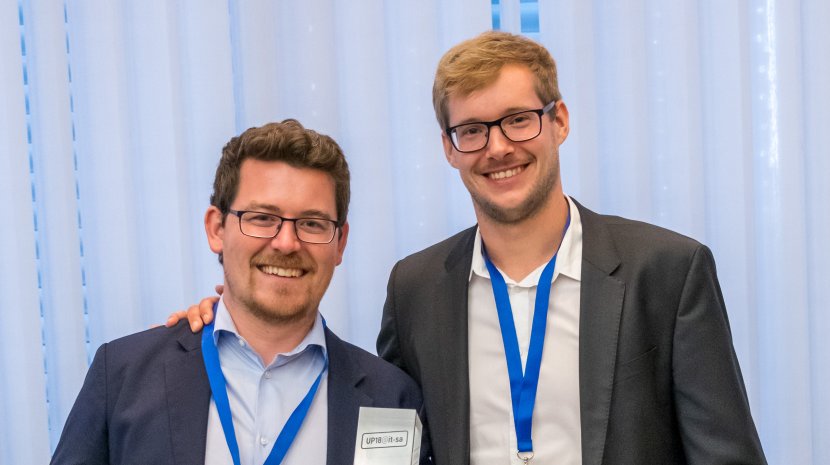 Yannic Ambach (left) and David Kelm, the founders of IT-Seal. Yannic Ambach (left) and David Kelm