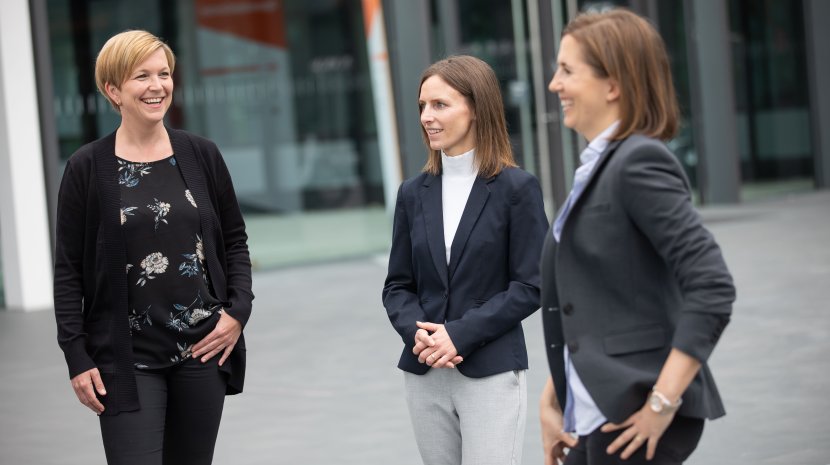 Participants in the Jump programme: Martina, Madlen and Teresa Participants in the Jump programme: Martina, Madlen and Teresa