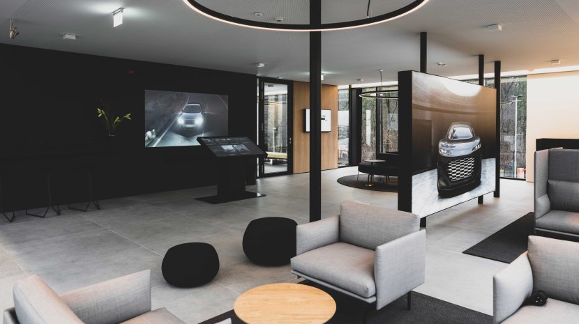 AUDI charging hub Lounge AUDI charging hub Lounge