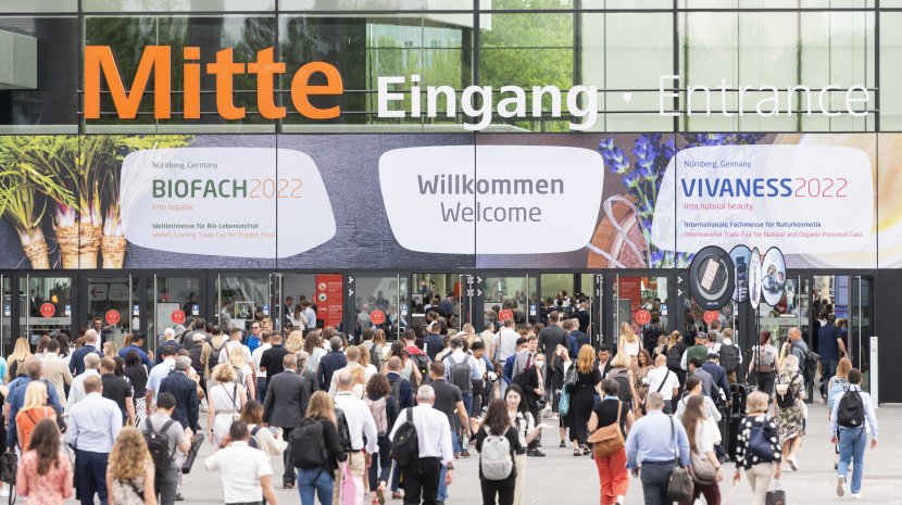 BIOFACH 2022 - Eingang Mitte