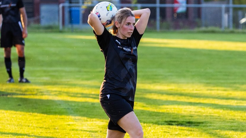 Marie Gantikow im NM-Fußballteam
