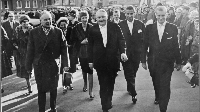 Ludwig Erhard auf der Spielwarenmesse