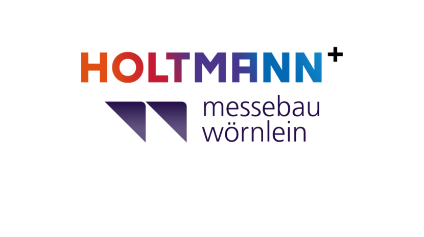 Logos Holtmann+ und Messebau Wörnlein