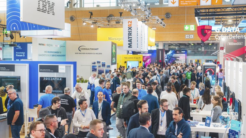 Messegeschehen auf der it-sa Messegeschehen auf der it-sa