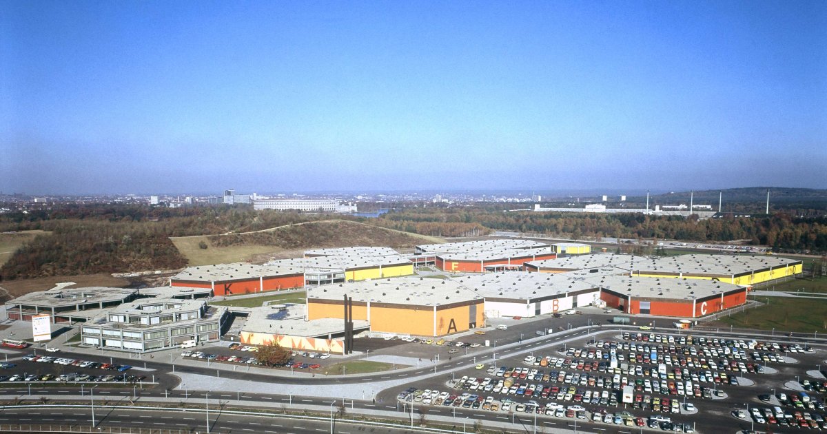 Messezentrum Nürnberg Einweihung heute vor 50 Jahren