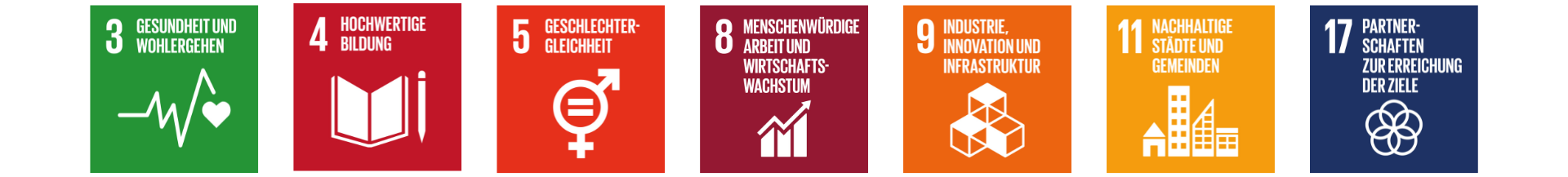 Handlungsfelder SDGs Handlungsfelder SDGs