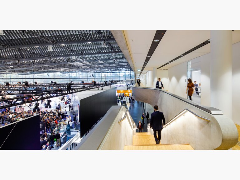 Halle 3C der NürnbergMesse im Veranstaltungsbetrieb Halle 3C der NürnbergMesse im Veranstaltungsbetrieb