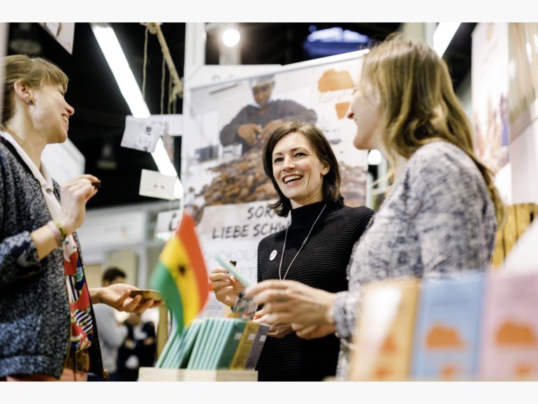 Messegeschehen auf der BIOFACH