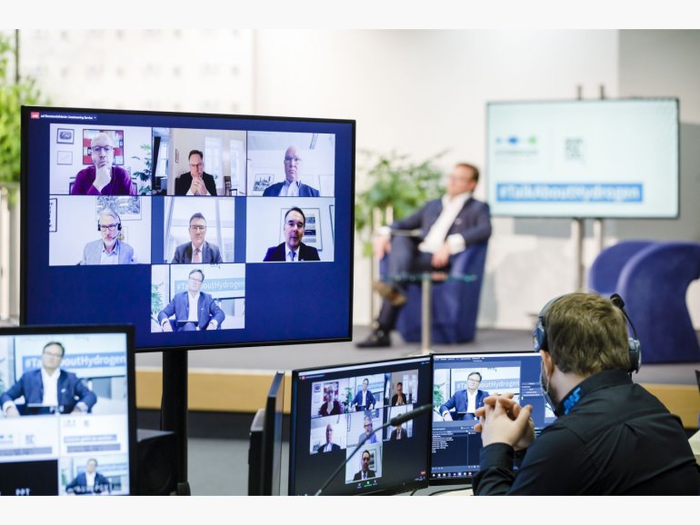 Behind the scenes at Hydrogen Dialogue 2020 Behind the scenes at Hydrogen Dialogue 2020