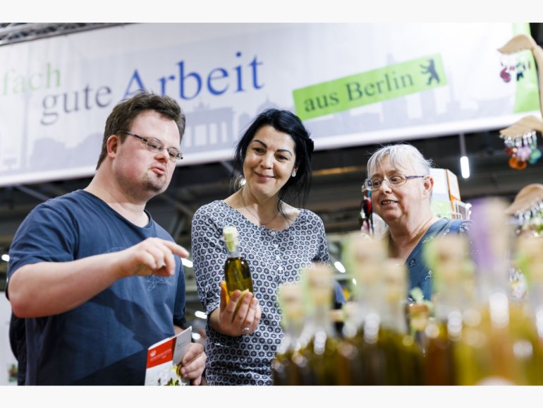 Messegeschehen Werkstätten:Messe 2019