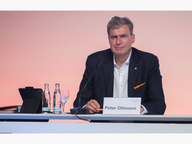 Press conference of the NürnberMesse Group: Peter Ottmann, CEO NürnbergMesse Group Press conference of the NürnberMesse Group: Peter Ottmann, CEO NürnbergMesse Group