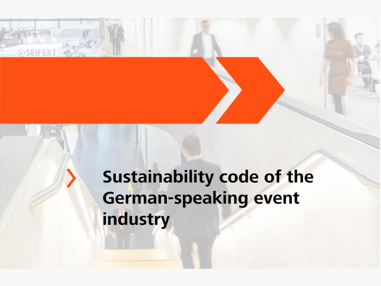 2022: Sustainability code of the German-speaking event industry