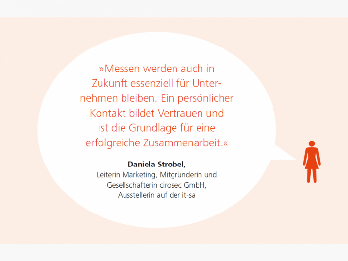 Statement Daniela Strobel, Leiterin Marketing, Mitgründerin und Gesellschafterin cirosec GmbH