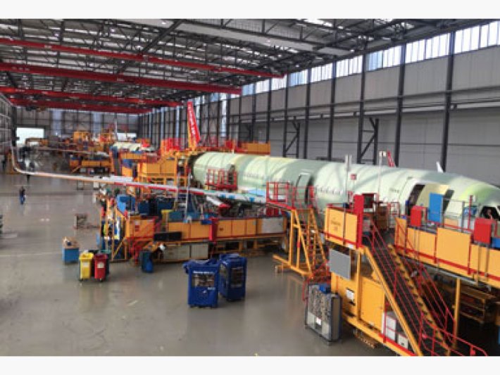 Die Installation eines Airbus A320 Die Installation eines Airbus A320