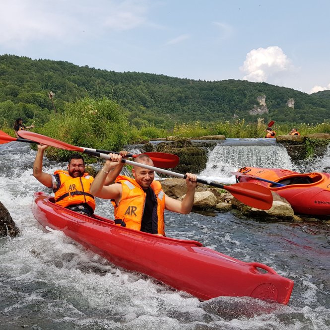 Canoeists Canoeists