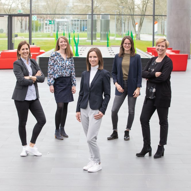 Teilnehmerinnen am Programm JUMP Teilnehmerinnen am Programm JUMP