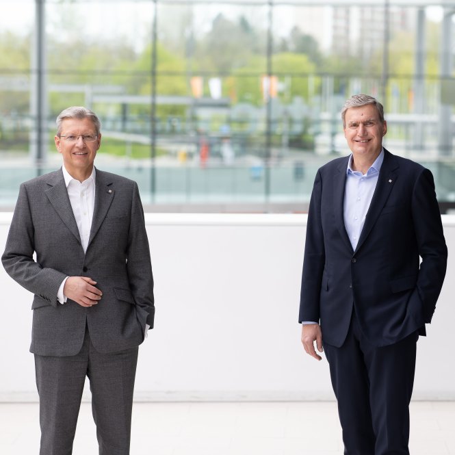 Prof. Dr. Roland Fleck und Peter Ottmann Prof. Dr. Roland Fleck und Peter Ottmann