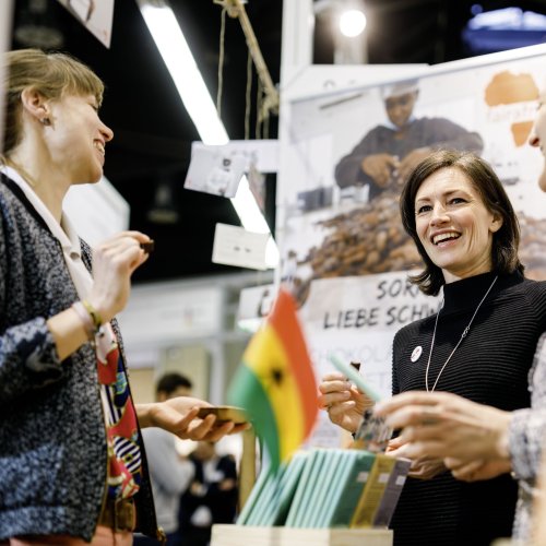 Messegeschehen auf der BIOFACH