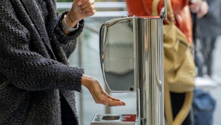 Disinfection is an important component of the new hygiene concept of NürnbergMesse to protect exhibitors, visitors and employees.