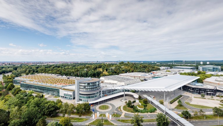 View of the Nuremberg Exhibition Centre