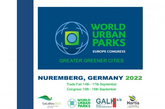 Logo World Urban Parks Europe Kongress