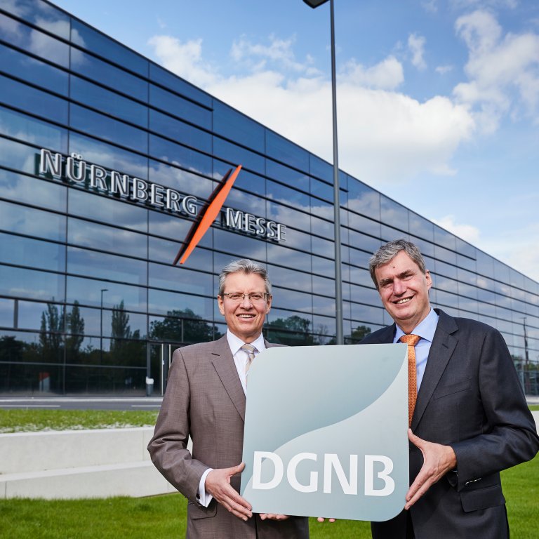 DGNB certificate for NürnbergMesse Hall 3C