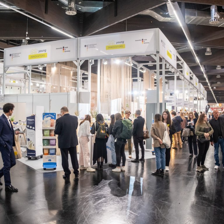 The Young Innovators stand at BIOFACH